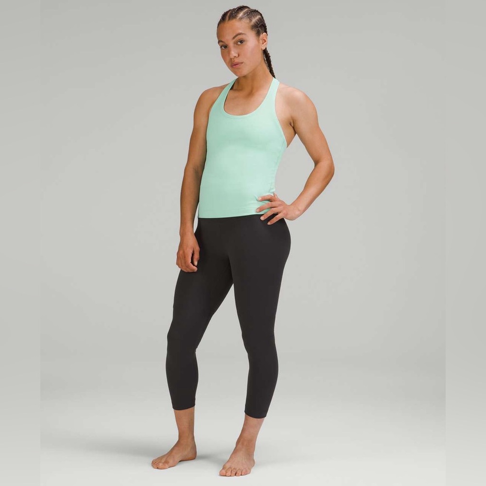 LULULEMON COOL RACERBACK SHORT TANK TOP